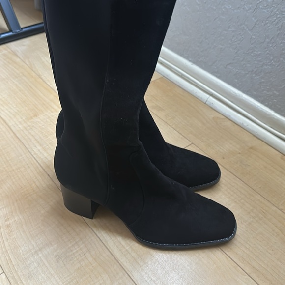 Zara thigh high suede boots - Picture 5 of 8